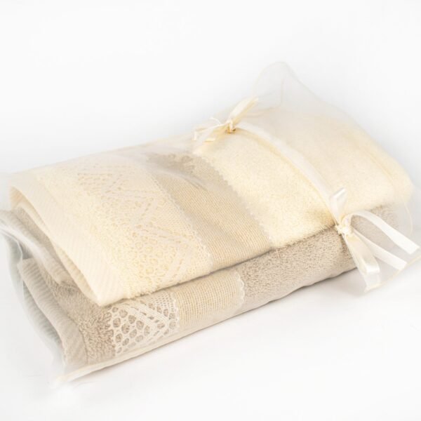 Hand Towel Etamine+Crochet