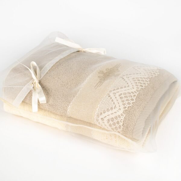 Hand Towel Etamine+Crochet