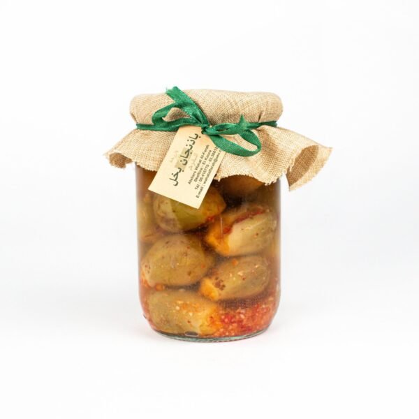 Eggplant Makdous with vinegar