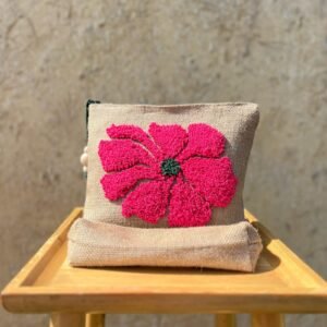 Colorful Punch Needle Handmade Pouches