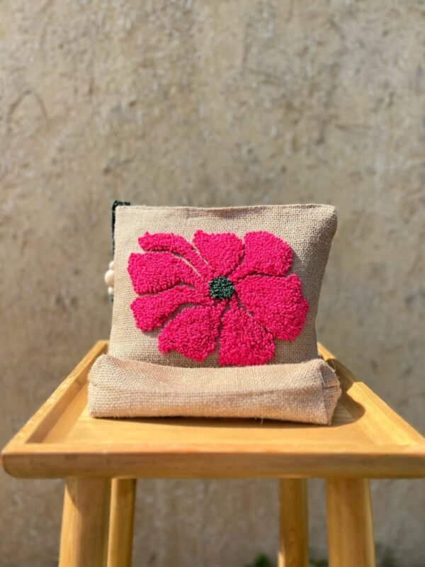 Colorful Punch Needle Handmade Pouches